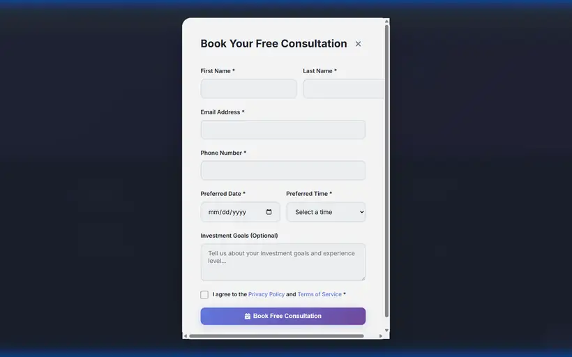 Preview of Property Investment Platform